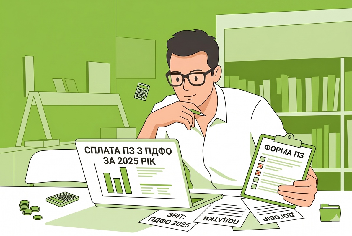 Несвоєчасна сплата ПЗ з ПДФО за 2025 рік: якими будуть штрафи