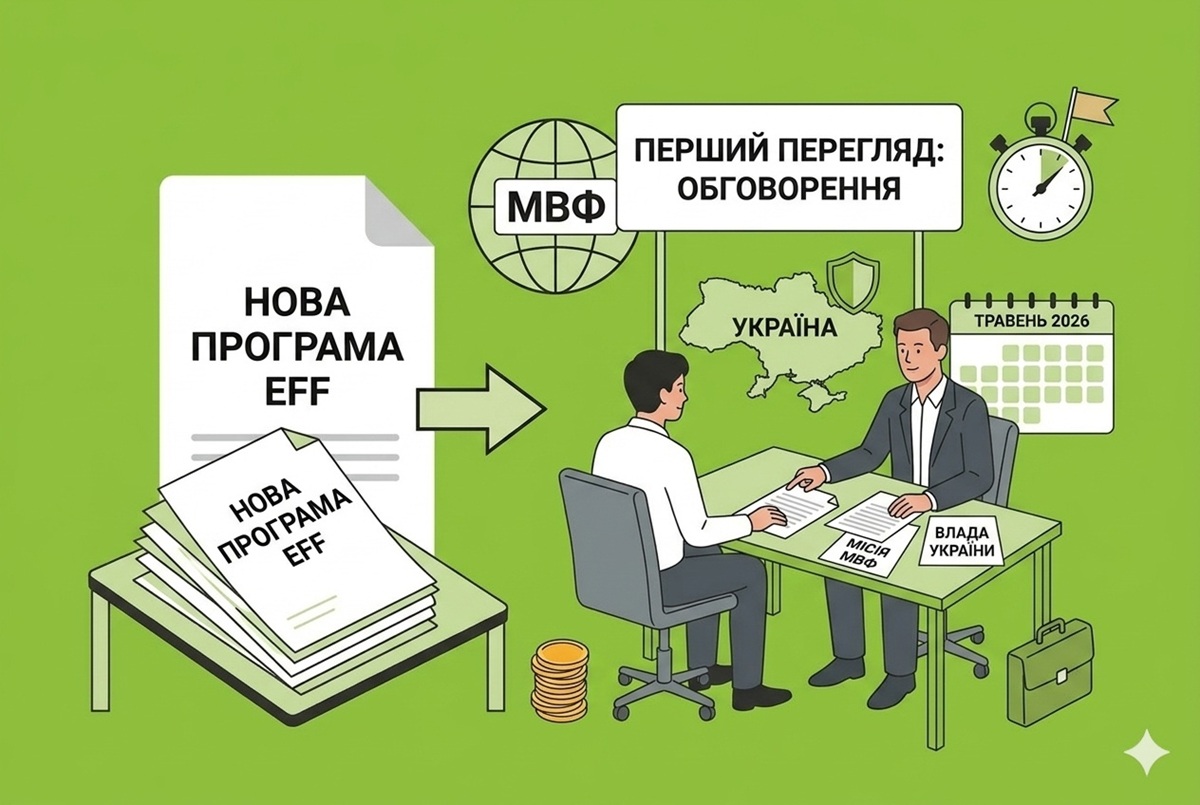 Місія МВФ та влада України розпочинають обговорення в межах першого перегляду нової програми EFF