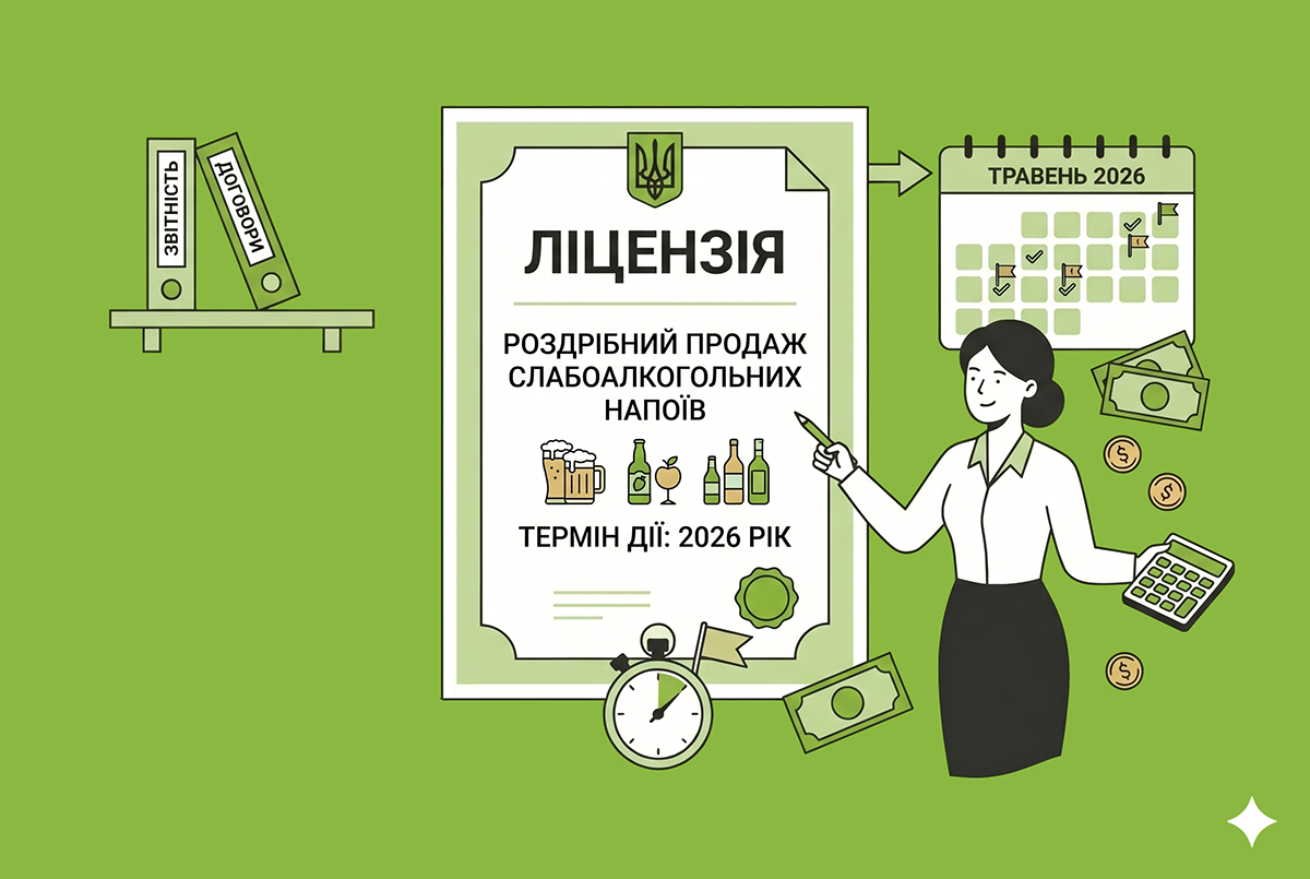 Роздрібний продаж слабоалкогольних напоїв та пива: що до них відноситься і коли потрібна ліцензія у 2026 році