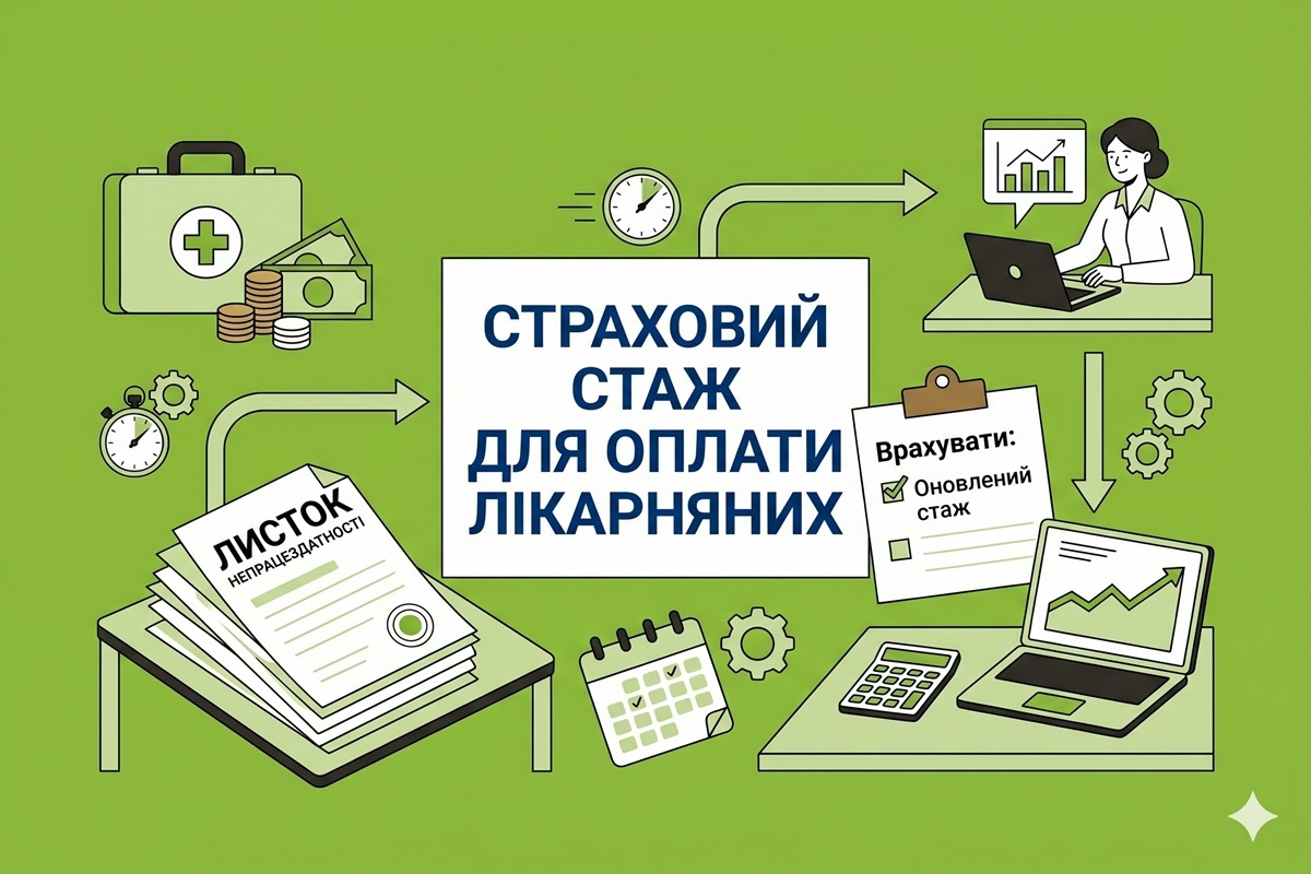 Страховий стаж для оплати лікарняних: підстави для включення у 2026 році