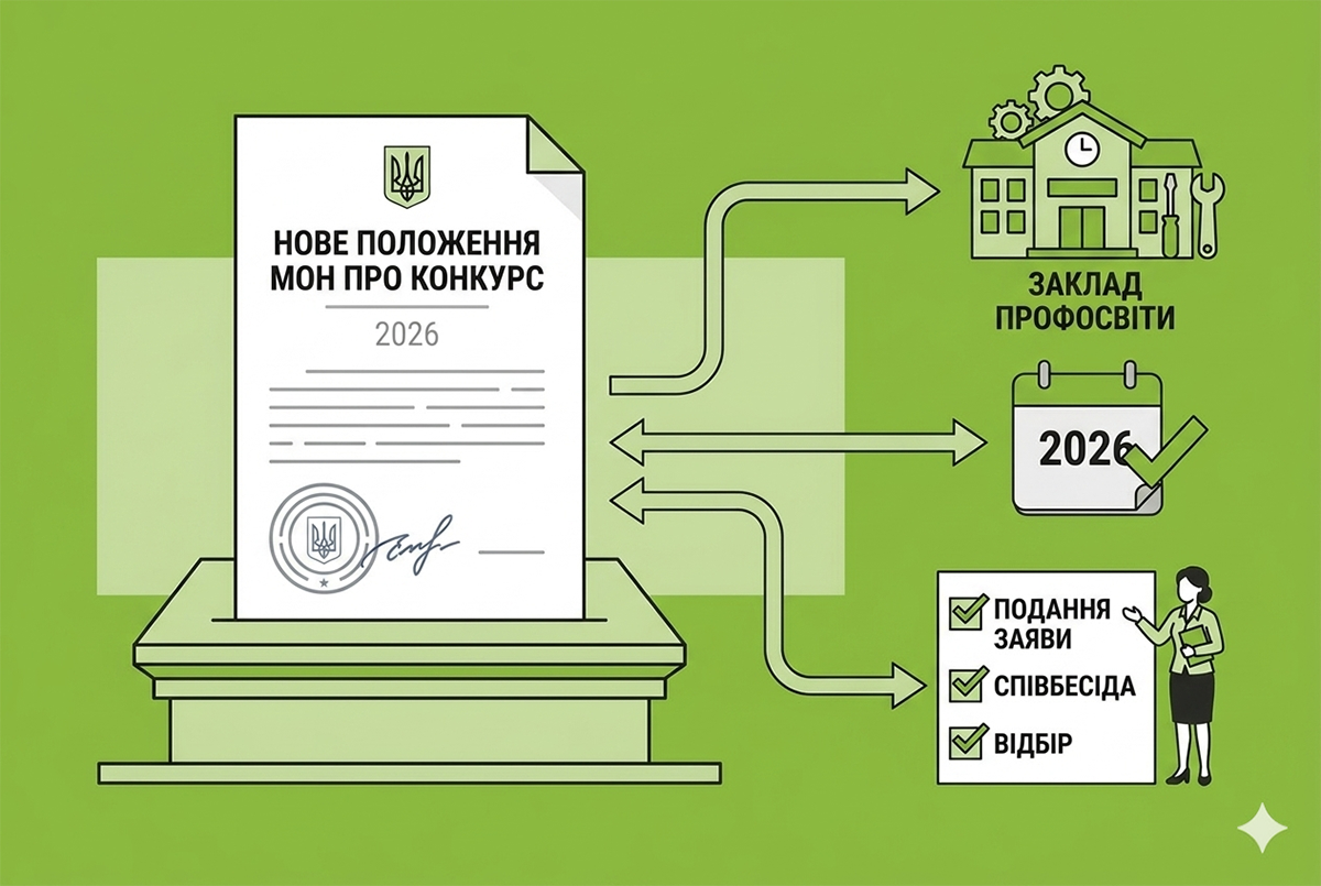 Конкурс на посаду керівника закладу профосвіти-2026: МОН затвердило нове положення