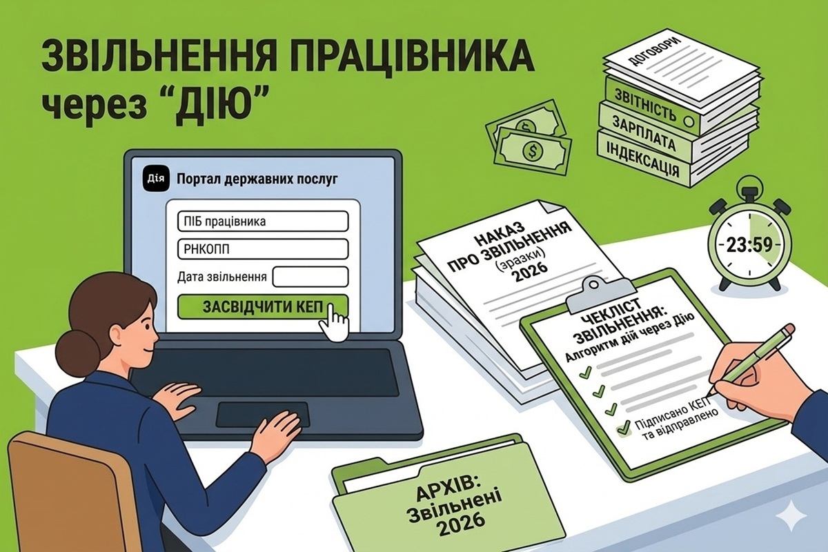 Звільнення працівника через «Дію»: 2 червня 2026 року набрала чинності Постанова №410