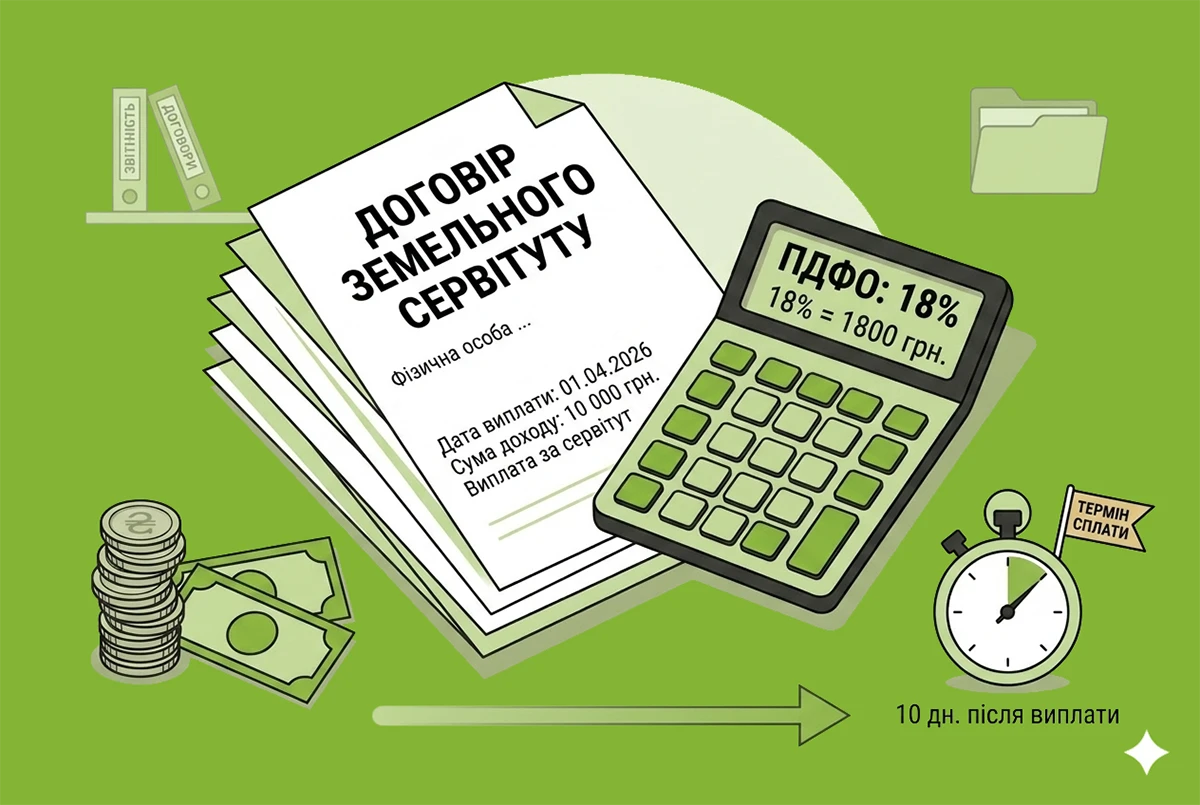 Фізичній особі доходи виплачені за договорами земельного сервітуту: як сплачувати ПДФО