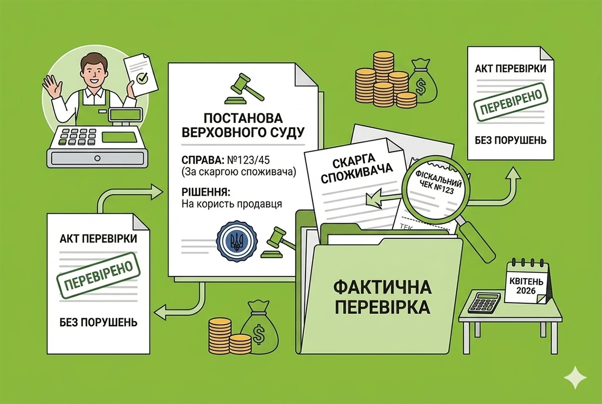 Фактична перевірка ДПС на підставі скарги споживача та штраф 298 тис. грн: Верховний Суд став на бік продавця