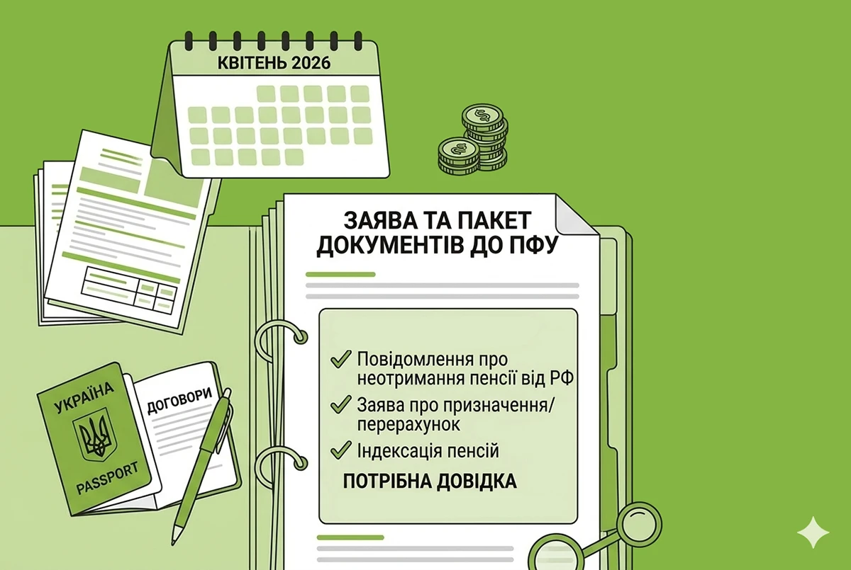 Повідомлення про неотримання пенсії від рф: чи подавати щорічно