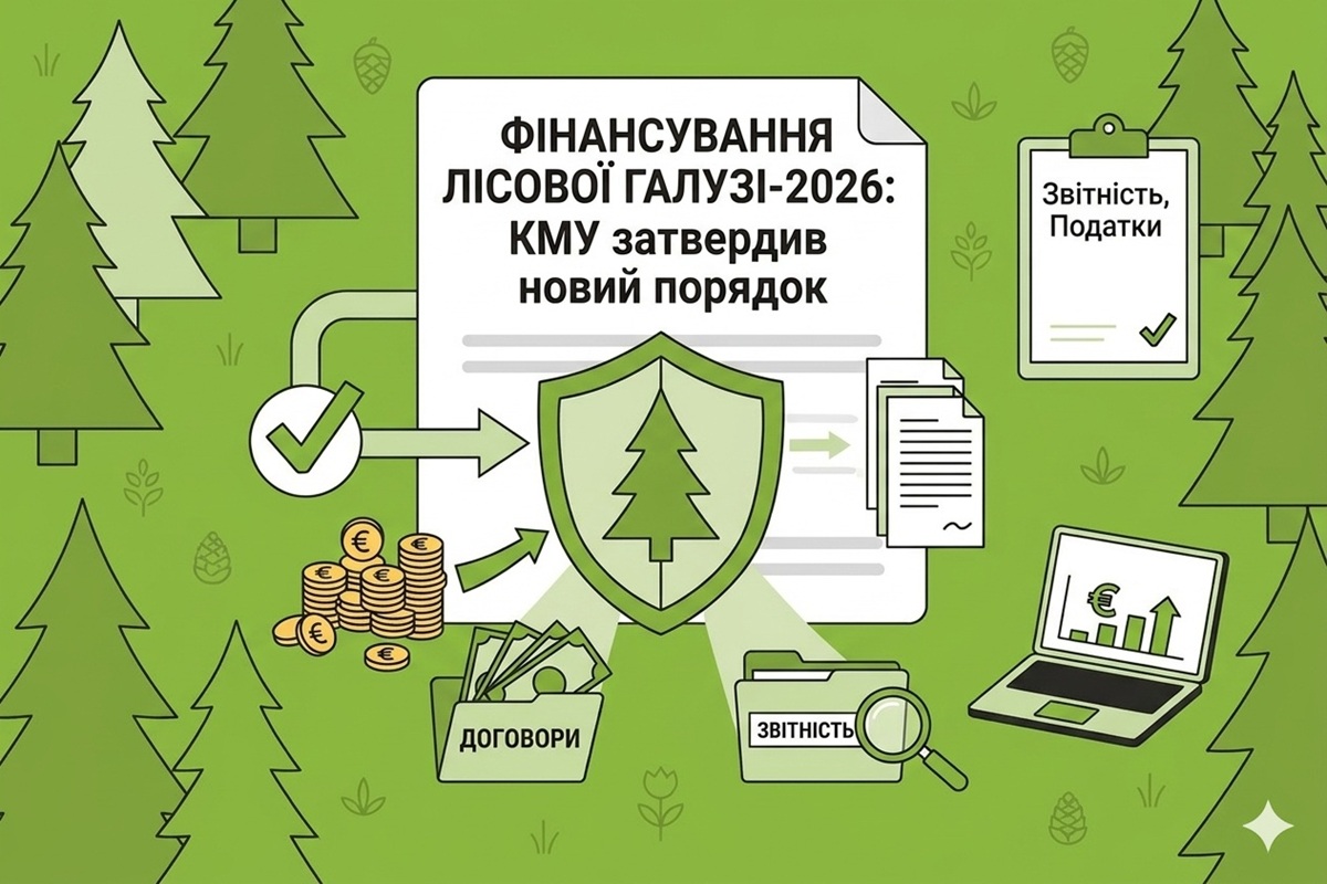 Фінансування лісової галузі-2026: КМУ затвердив новий порядок
