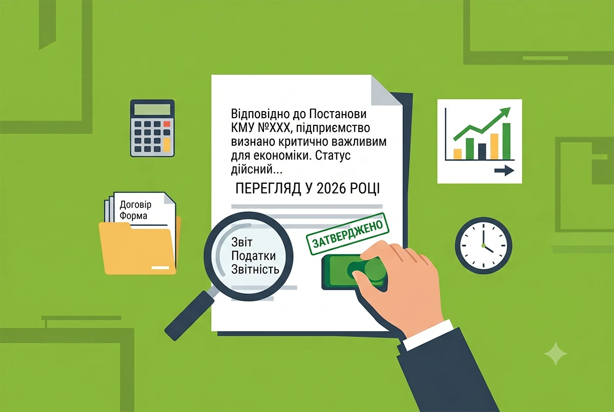 Перегляд статусу критично важливого підприємства-2026: що треба зробити швидко