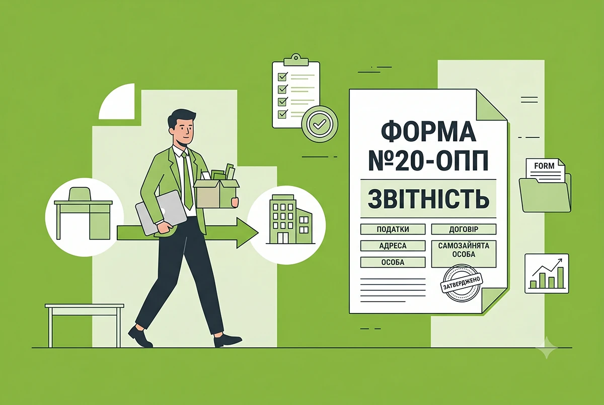 Зміна робочого місця самозайнятої особи: як повідомити ДПС?