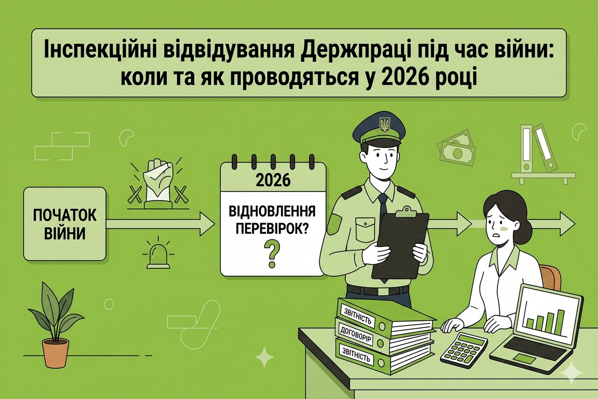 Інспекційні відвідування Держпраці під час війни: коли та як проводяться у 2026 році