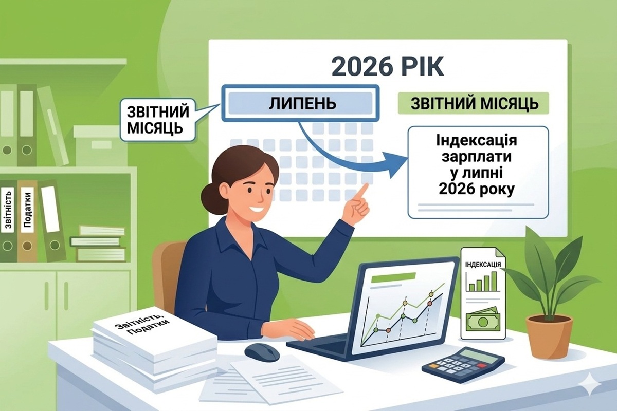 Індексація зарплати у липні 2026 року: розміри коефіцієнтів та приклади розрахунку