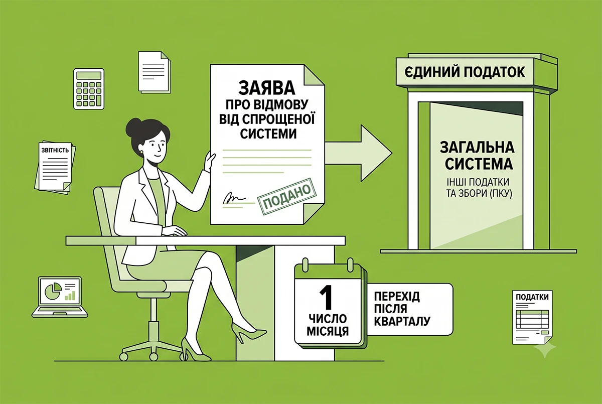 Як відмовитися від застосування спрощеної системи у 2026 році: нагадування від ДПС