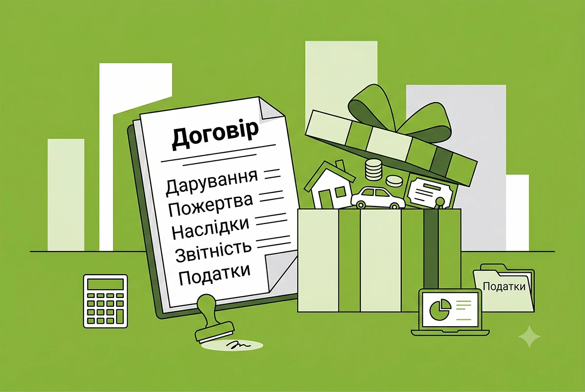 Договір дарування чи пожертви: у чому різниця та як оформити допомогу під час війни?