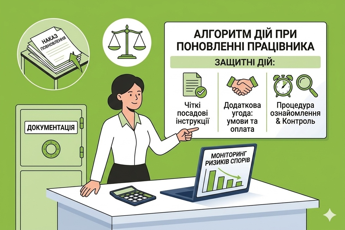 Як роботодавцю захиститися від нових спорів у разі поновлення працівника: позиція Верховного Суду