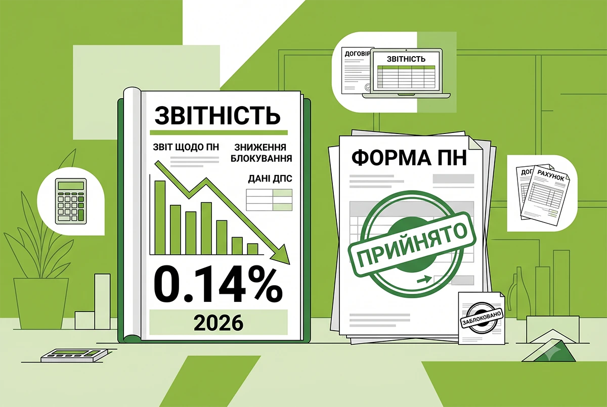 Блокування ПН у 2026 році знизилося до 0,14%: свіжі дані від ДПС