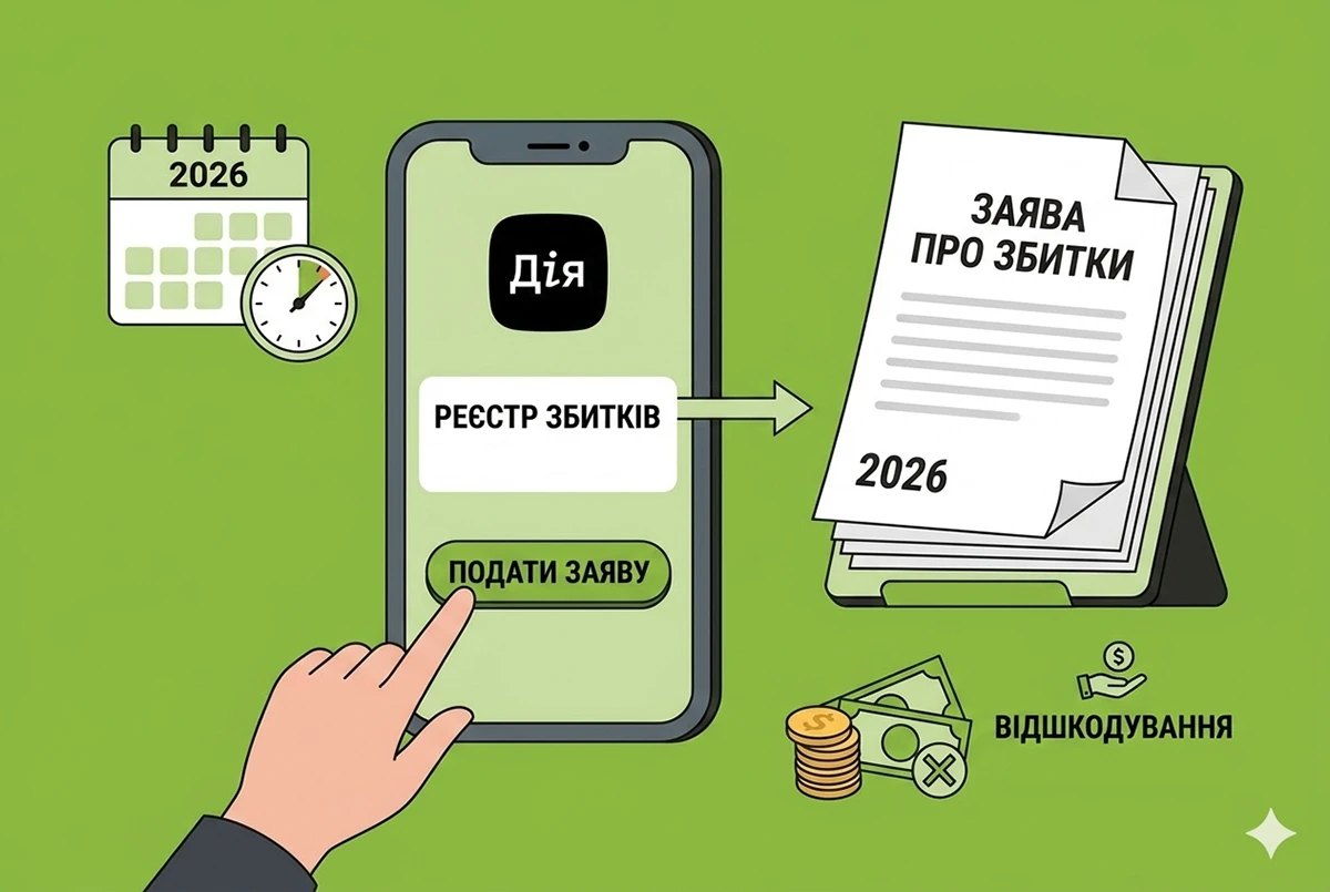 Подання заяв до міжнародного Реєстру збитків-2026: нагадування від Дії