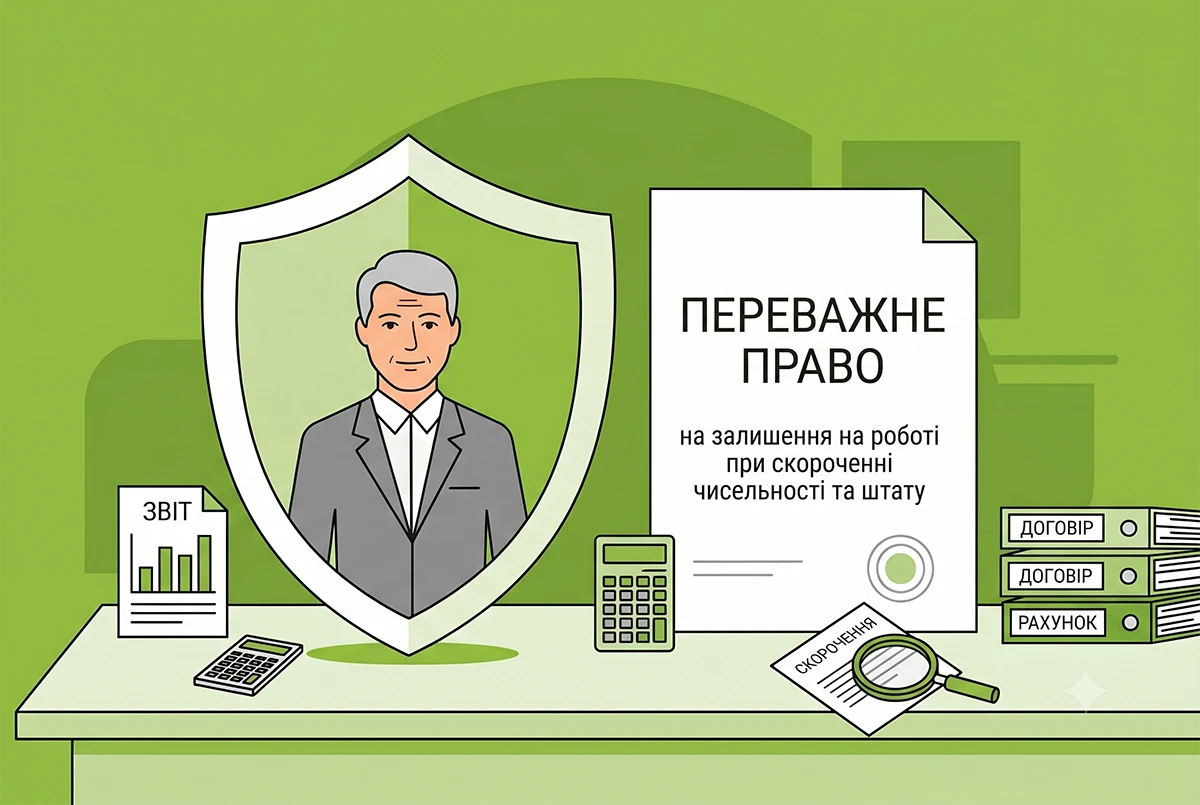Переважне право на залишення на роботі при скороченні: захист працівників передпенсійного віку