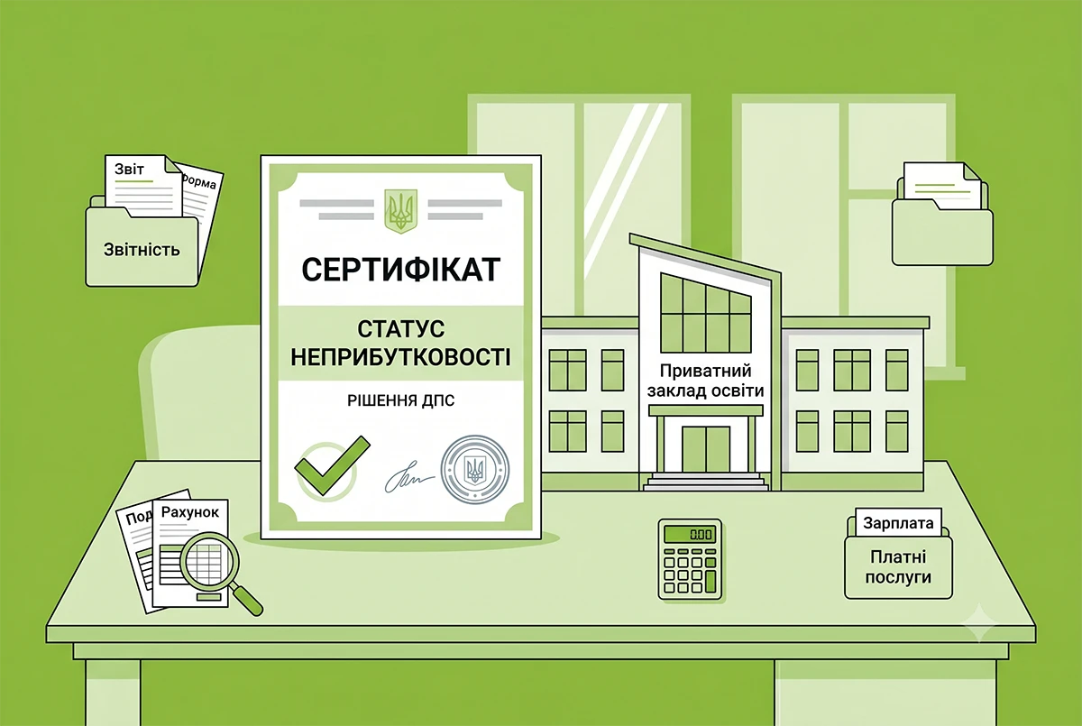 Статус неприбутковості для приватних закладів освіти: позиція та застереження ДПС