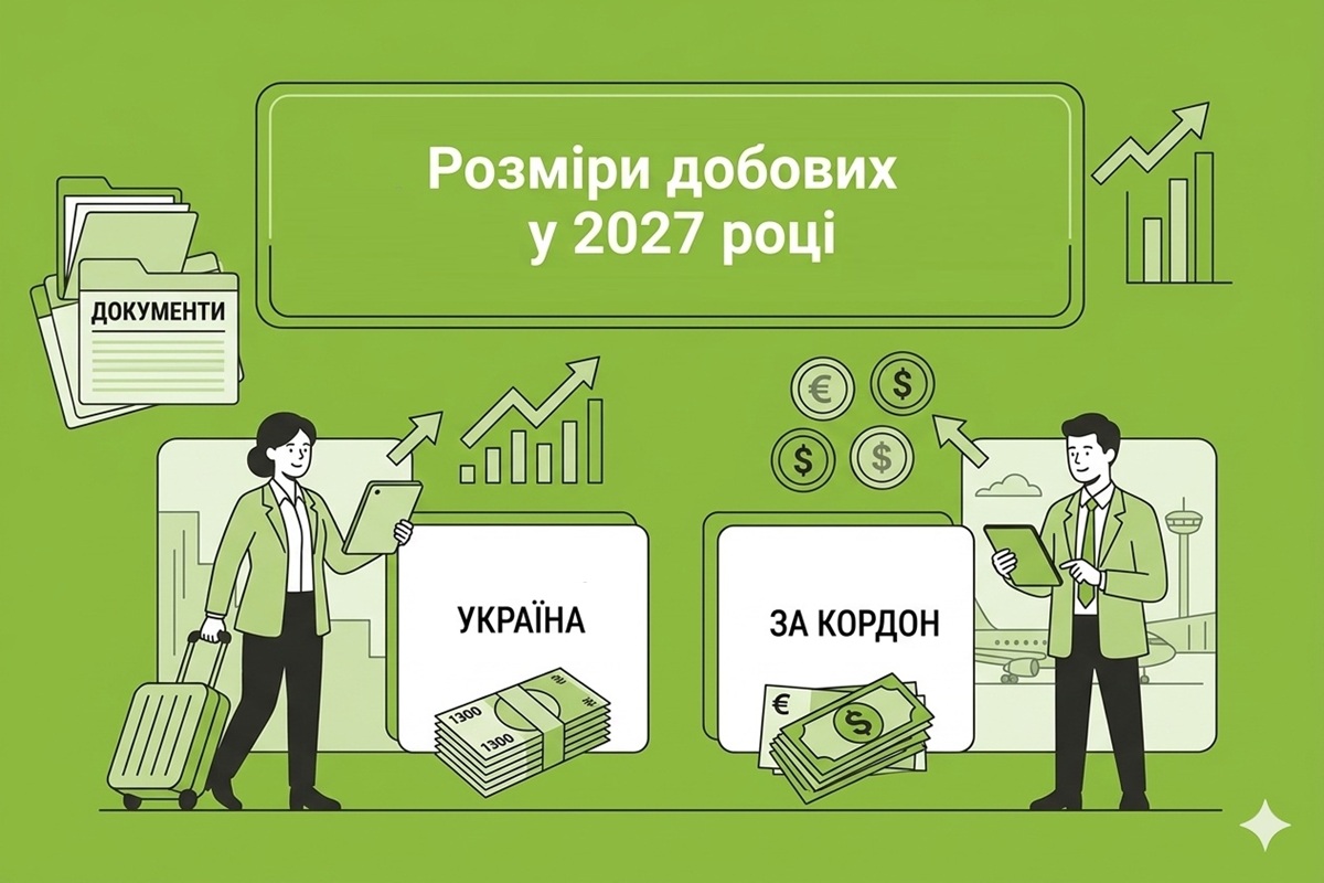 Добові на відрядження у 2027 році: показник за прогнозами Мінфіну у листі №04110-08-6/10858