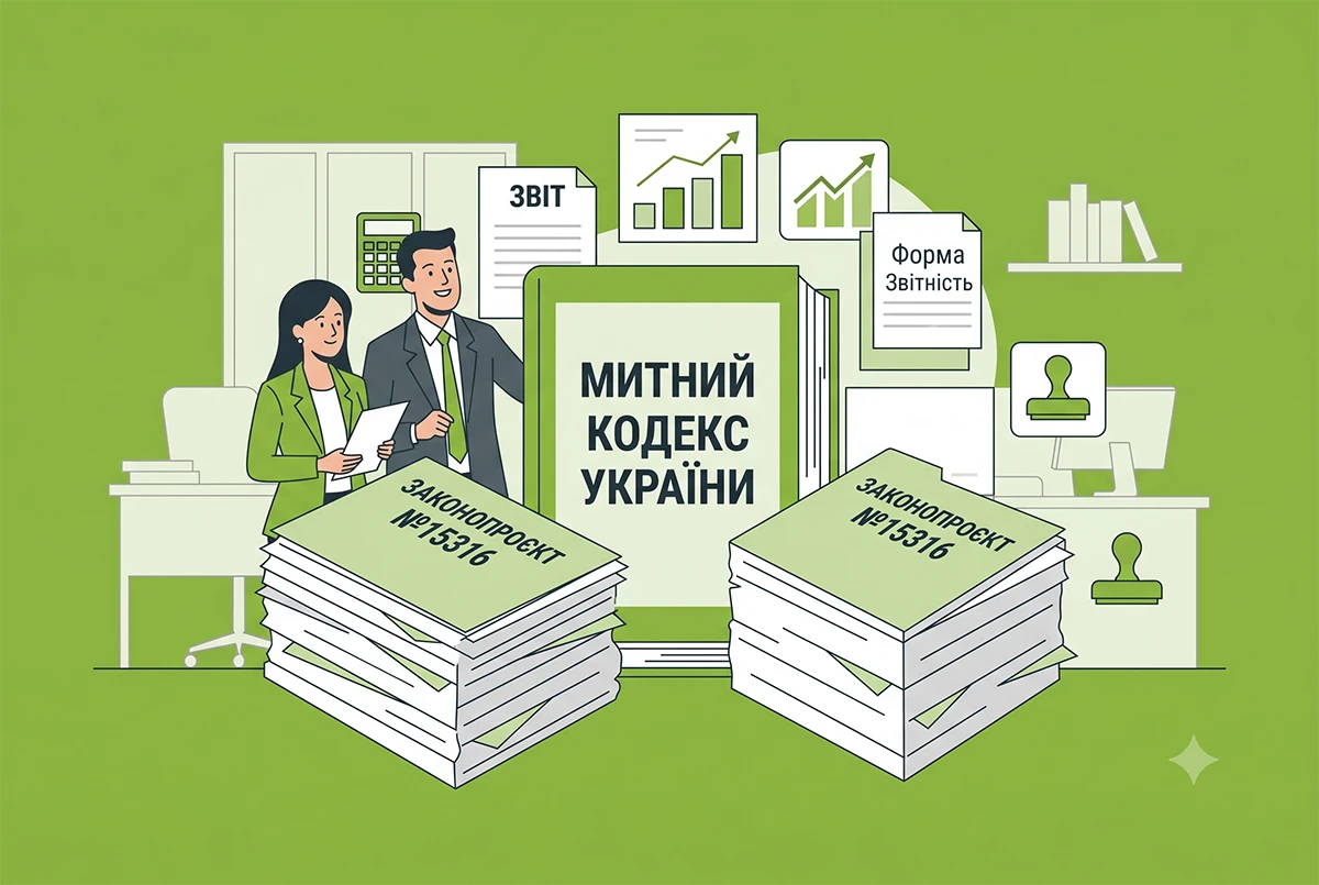 Удосконалення Митного кодексу України щодо складів, транзиту та митних платежів: законопроєкт №15316