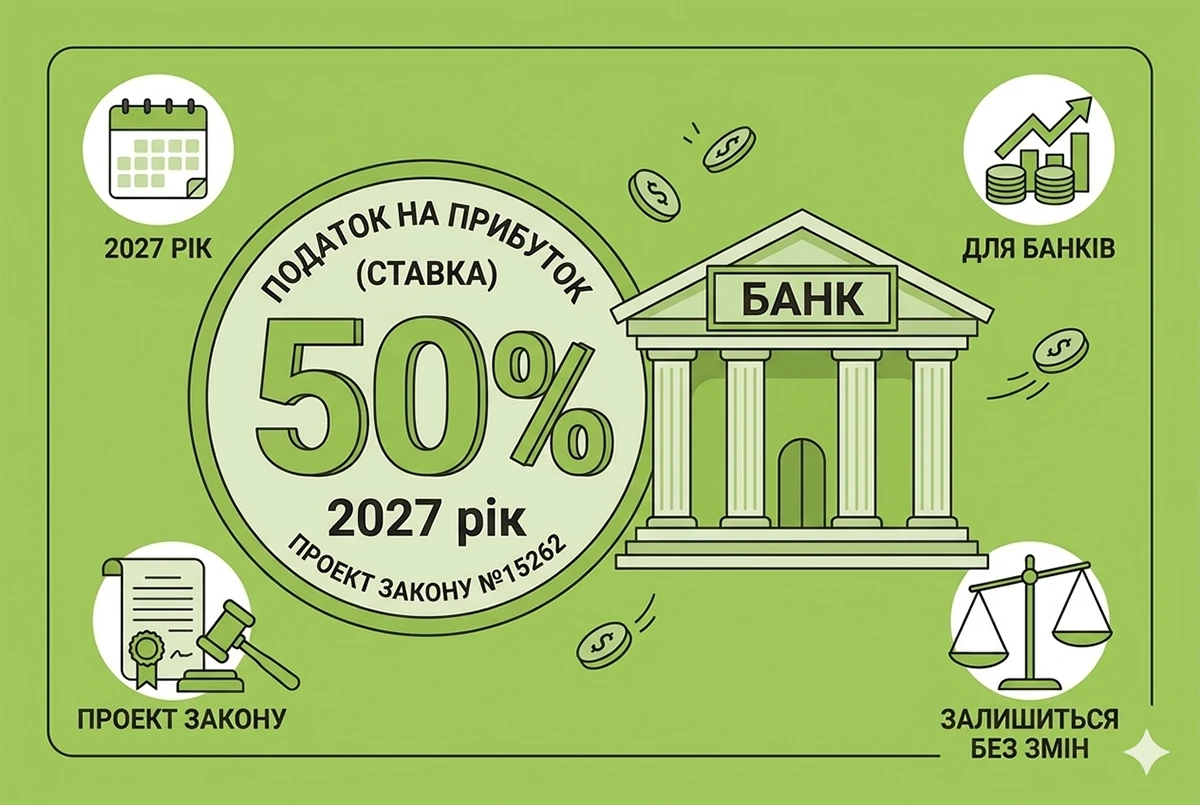 Ставка податку на прибуток для банків у 2027 році – 50% : Комітет Гетманцева рекомендує законопроєкт №15262