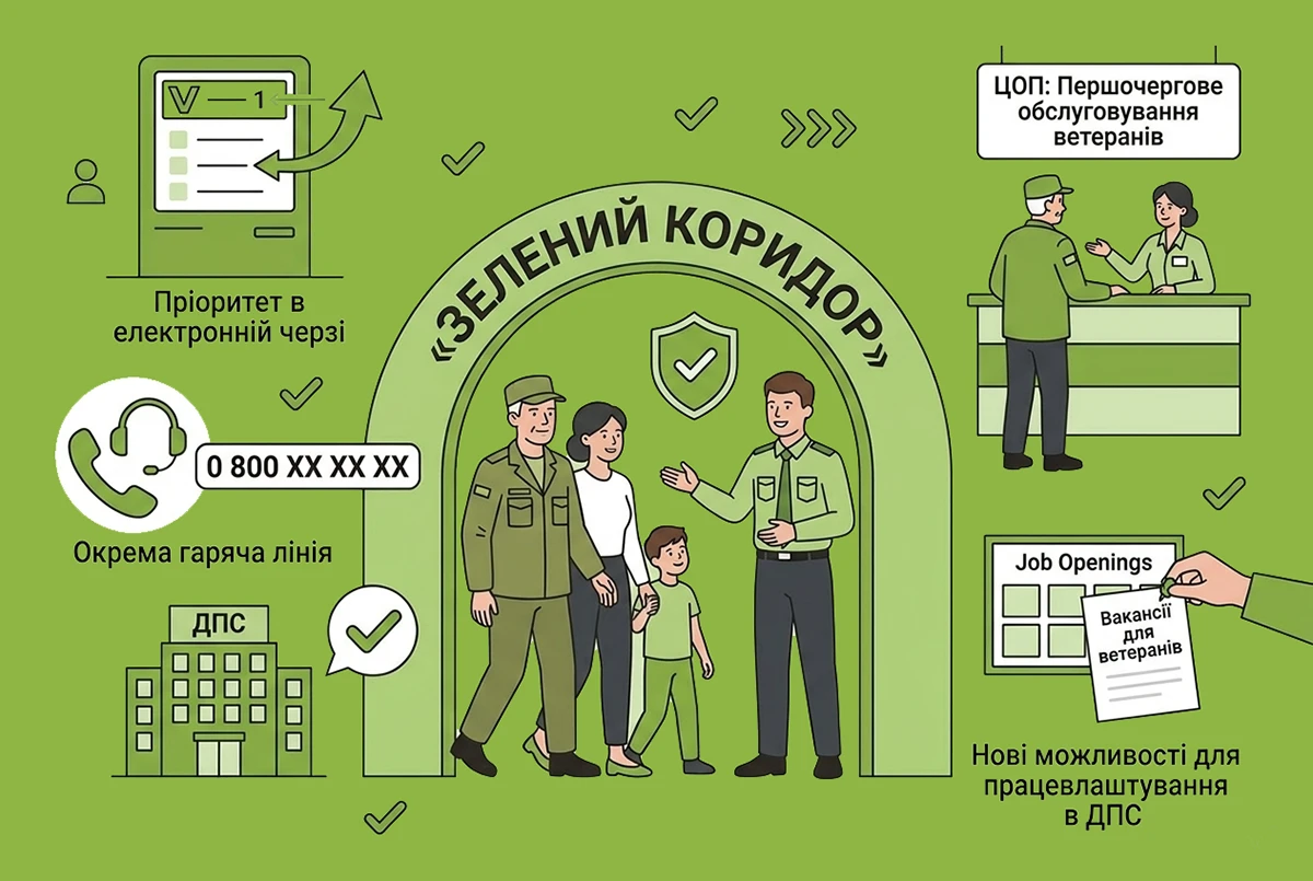 «Зелений коридор» у ДПС: для ветеранів війни оновили стандарти податкового обслуговування