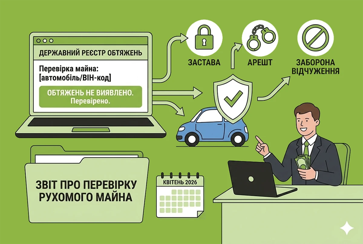 Застава, арешт чи заборона відчуження: перевіряємо рухоме майно за алгоритмом від Мін'юсту