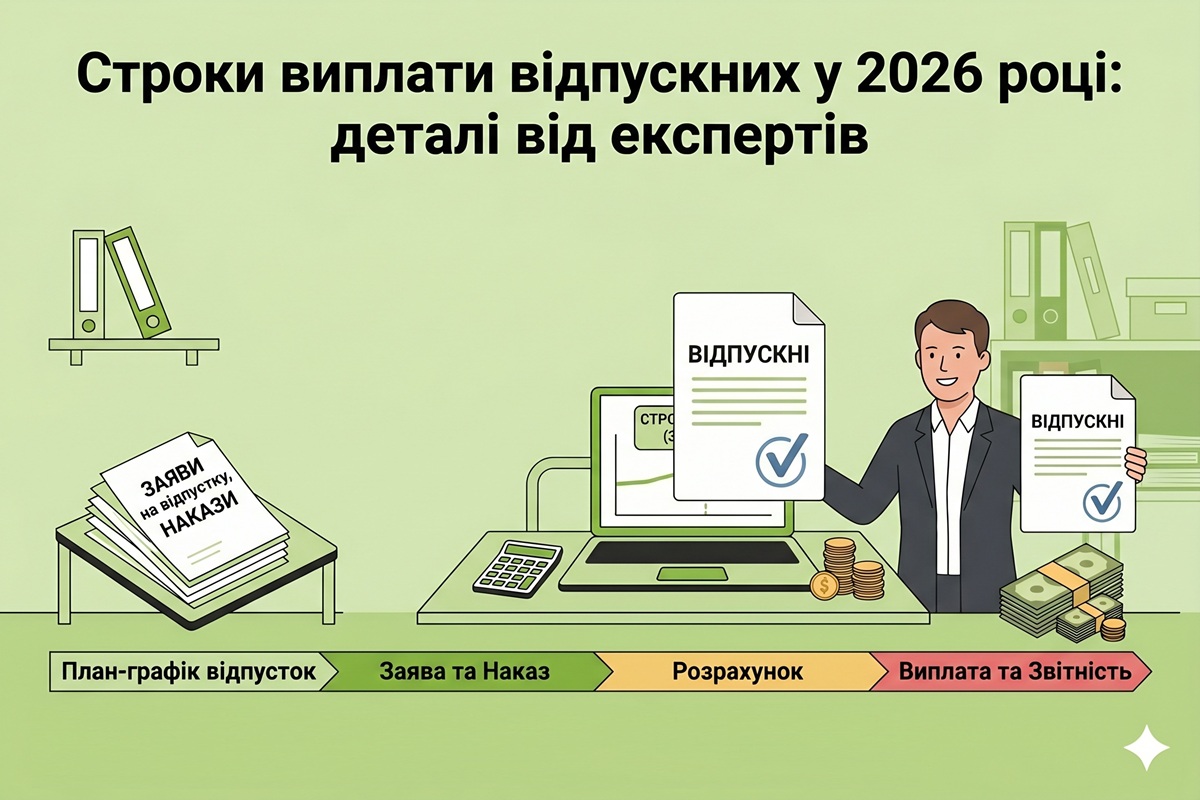 Строки виплати відпусткових у 2026 році: деталі від експертів