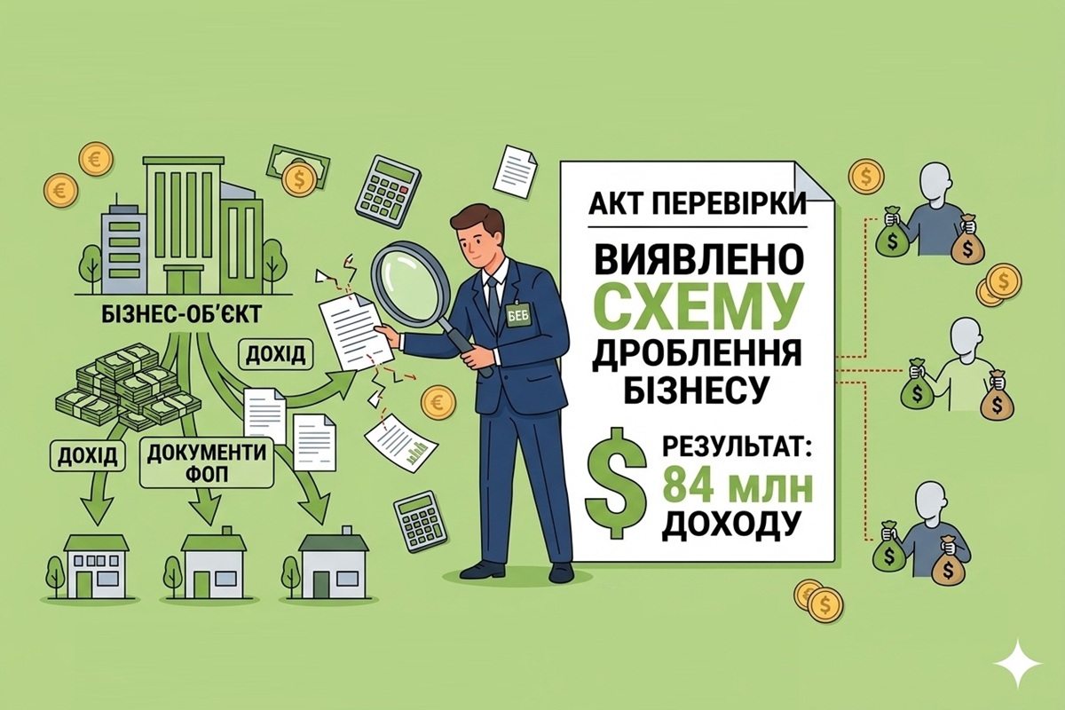 БЕБ взялося за дроблення бізнесу малих ФОПів: результати слідства на 84 млн доходу