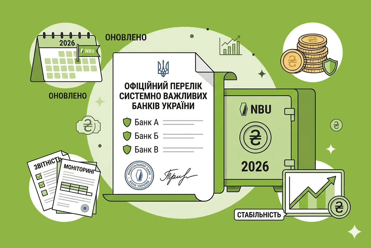 Системно важливі банки України у 2026 році: НБУ оновив офіційний перелік