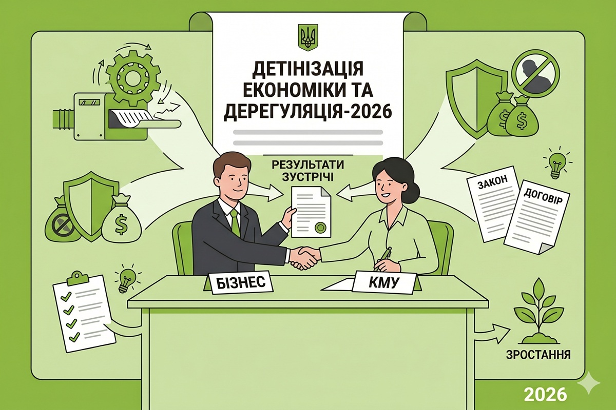 Нові кроки з детінізації економіки та дерегуляції-2026: результати зустрічі бізнесу та КМУ
