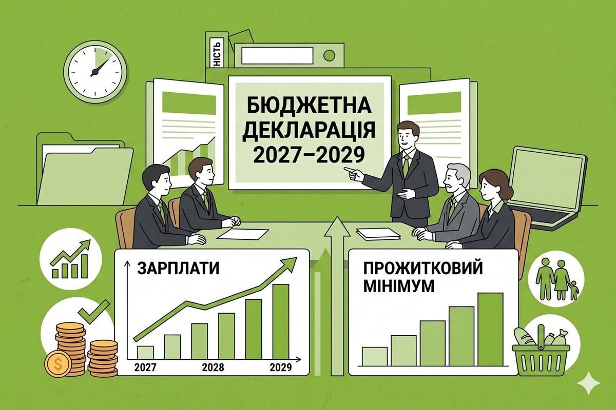 Бюджетна декларація 2027–2029: як зростуть мінзарплата та прожитковий мінімум