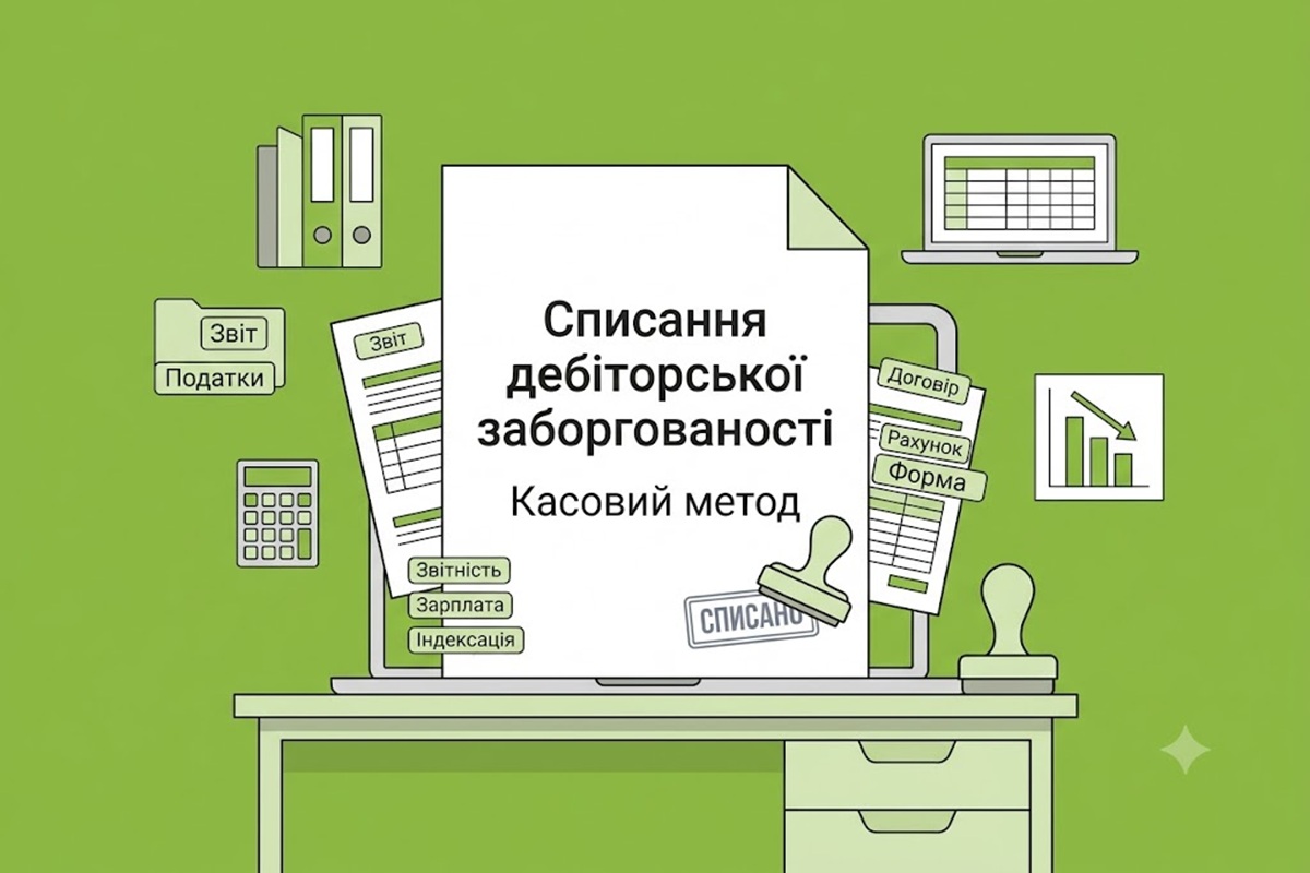 Списання дебіторської заборгованості при касовому методі: ДПС нагадала особливості складання ПН