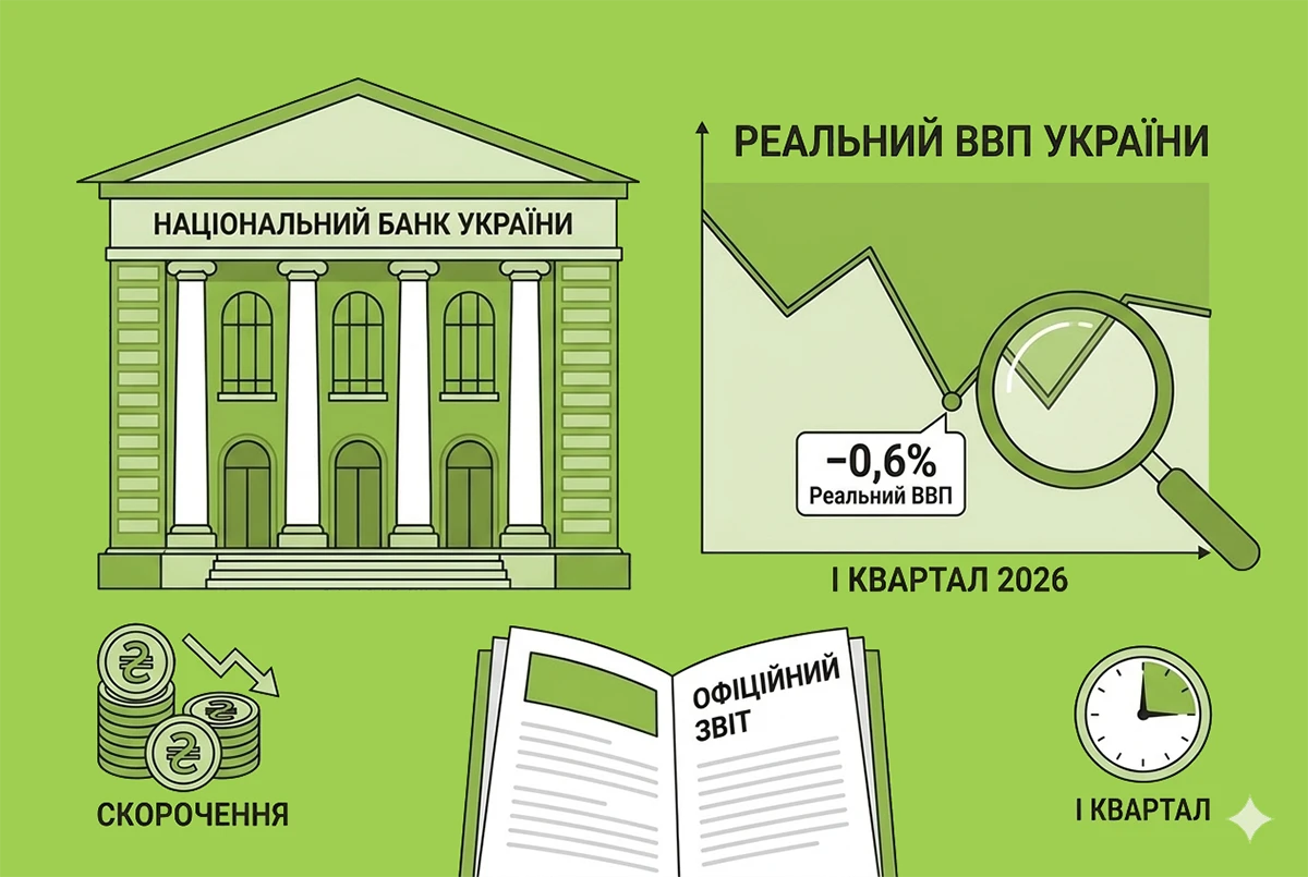 Економіка України скоротилася на початку 2026 року: дані Держстату щодо ВВП