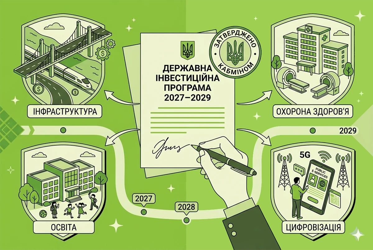 Кабмін затвердив план пріоритетних публічних інвестицій держави на 2027–2029 роки