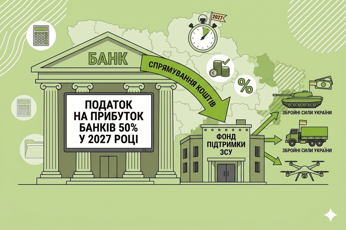 Податок на прибуток банків 50% у 2027 році буде спрямований на фінансування ЗСУ: деталі від Гетманцева