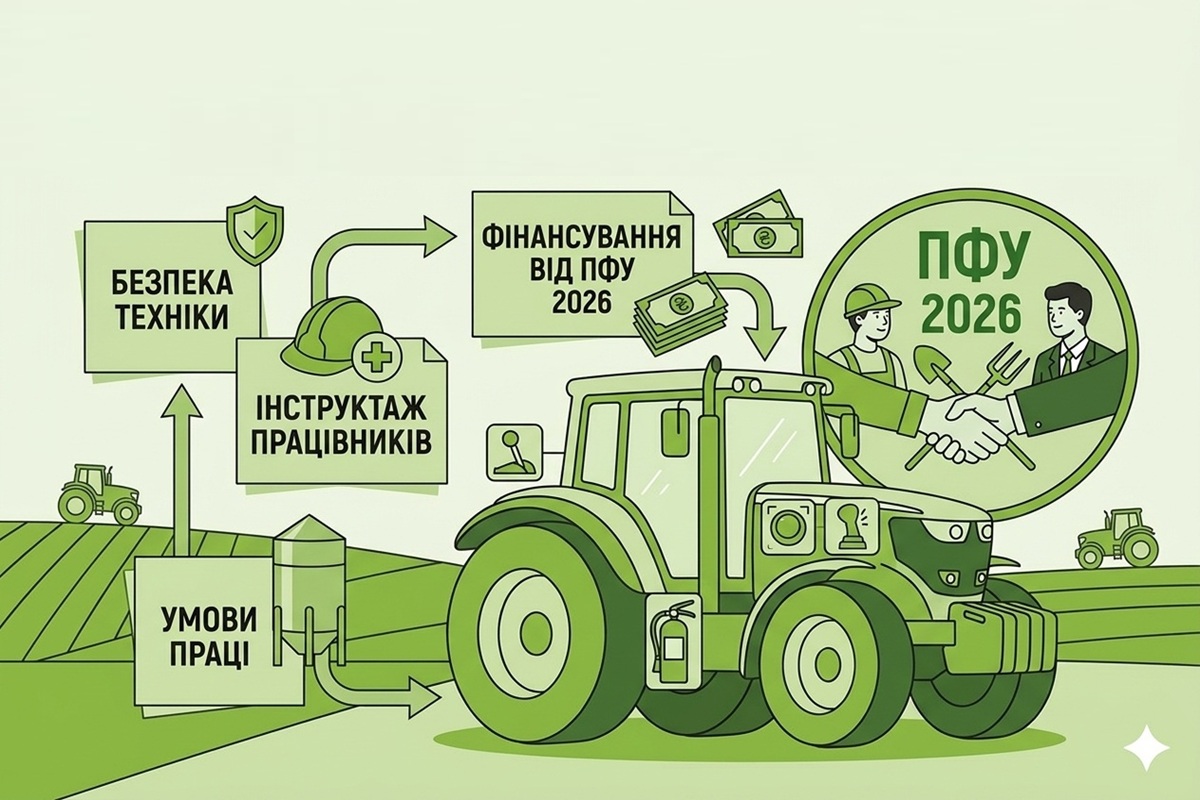 Охорона праці в сільському господарстві: заходи Пенсійного фонду у 2026 році