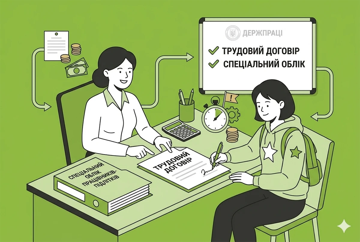 Праця неповнолітніх у 2026 році: правила обліку від Держпраці