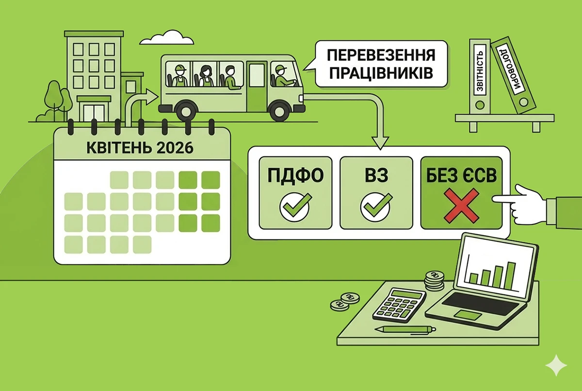 Перевезення працівників на роботу за рахунок роботодавця: ДПС вимагає сплати ПДФО та ВЗ, але без ЄСВ