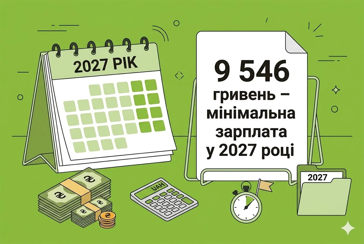 Доплата до мінімальної зарплати 9546 грн у 2027 році: правила, приклади і рекомендації для роботодавців