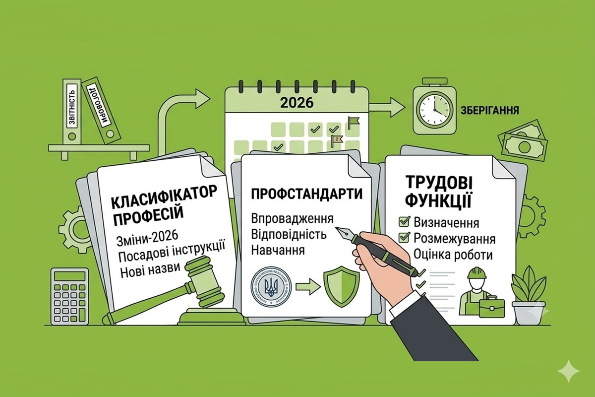 Новий класифікатор професій, профcтандарти й трудові функції працівника-2026: поради від адвоката