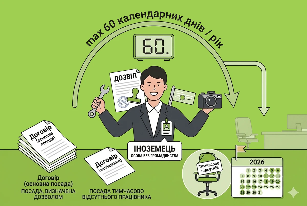 Суміщення посад працівником-іноземцем у 2026 році: поради Держпраці для роботодавців
