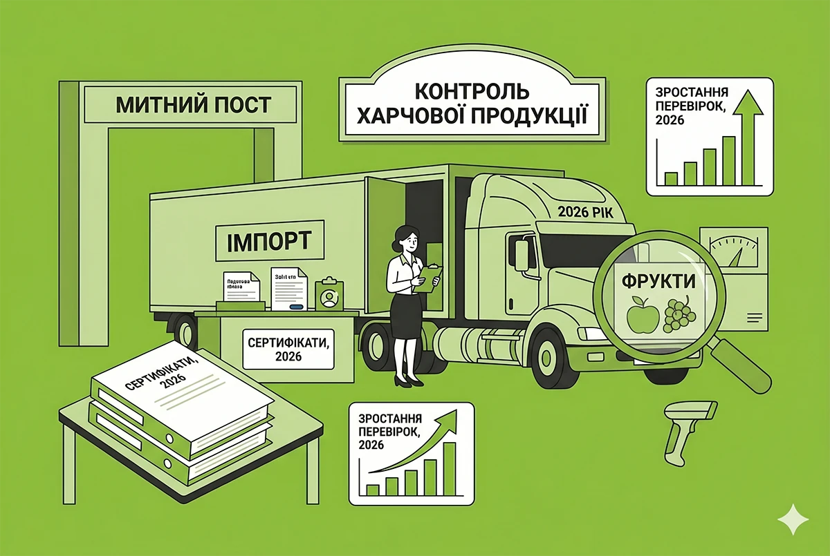 У 2026 році різко зросли перевірки імпортної харчової продукції