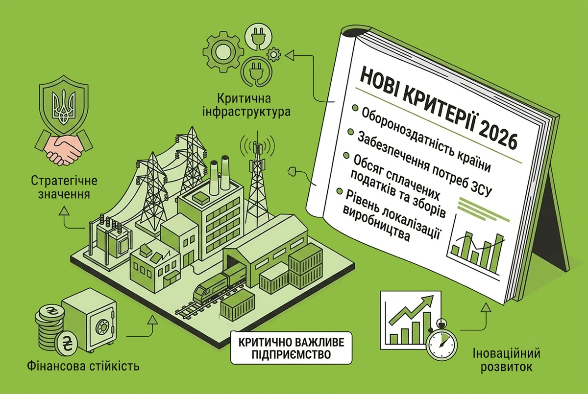 Мінекономіки затвердило нові критерії для критично важливих підприємств-2026