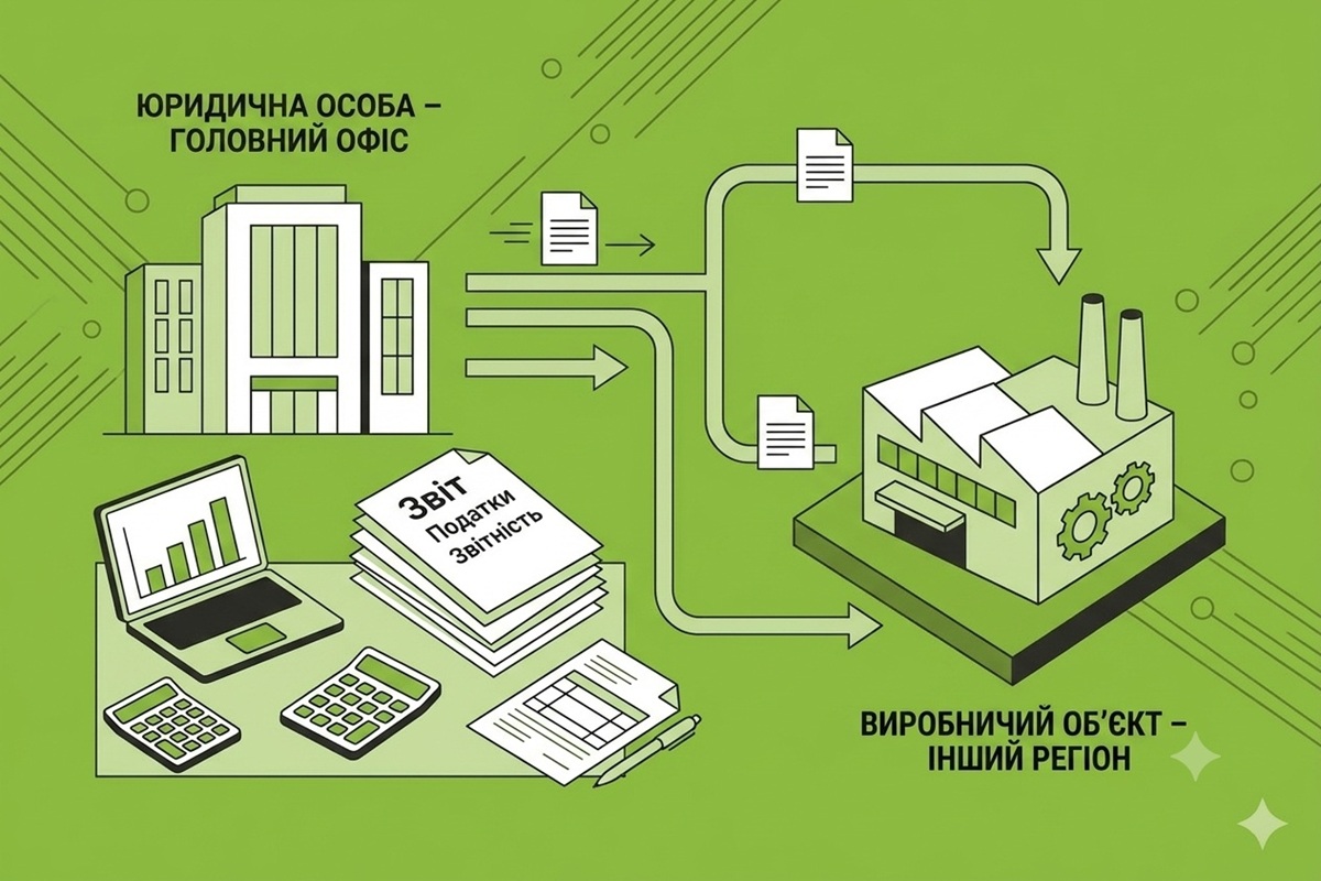 Підприємство з відокремленим підрозділом в іншій області: роз'яснення ДПС про ПДФО та єдину звітність у 2026 р