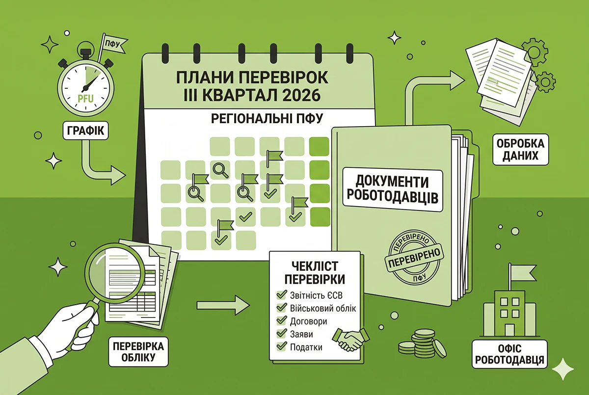 ПФУ оприлюднив плани перевірок на ІІІ квартал 2026 р.: повний перелік для 19 областей та м. Києва