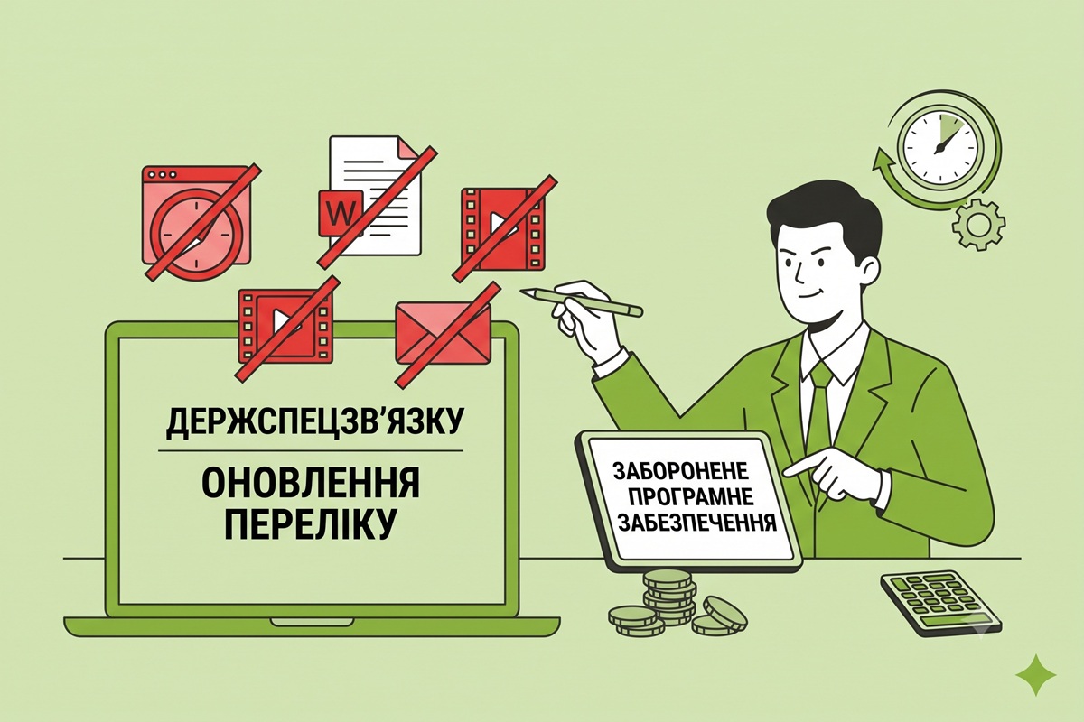 Держспецзв’язку оновила Перелік забороненого програмного забезпечення: + 261 продуктів Ред софт та інших 