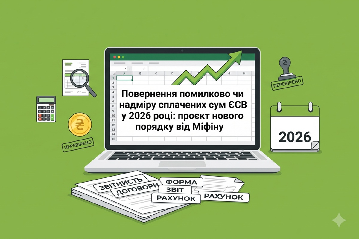 Повернення помилково чи надміру сплачених сум ЄСВ у 2026 році: проєкт нового порядку від Міфіну