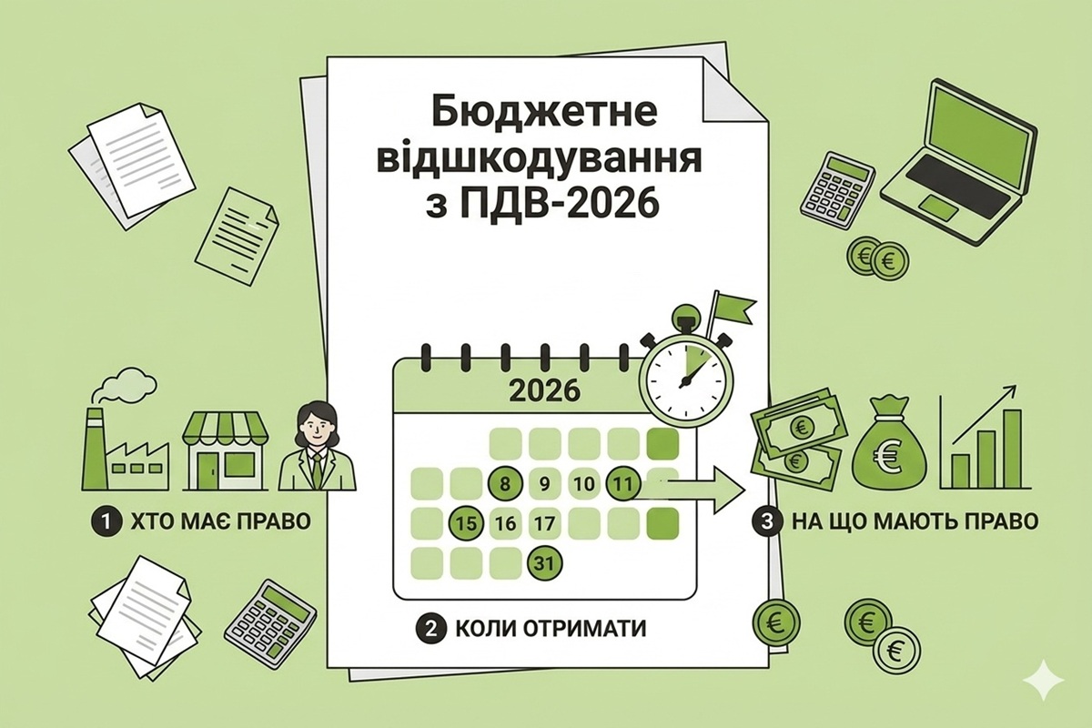 Бюджетне відшкодування з ПДВ у 2026 році: хто, коли та на що має право згідно ПКУ