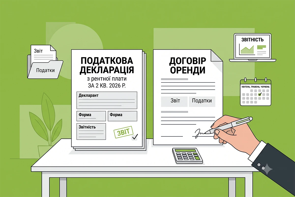 Податкова декларація з рентної плати за 2 кв. 2026 року: інструкція із заповнення та подання від редакції