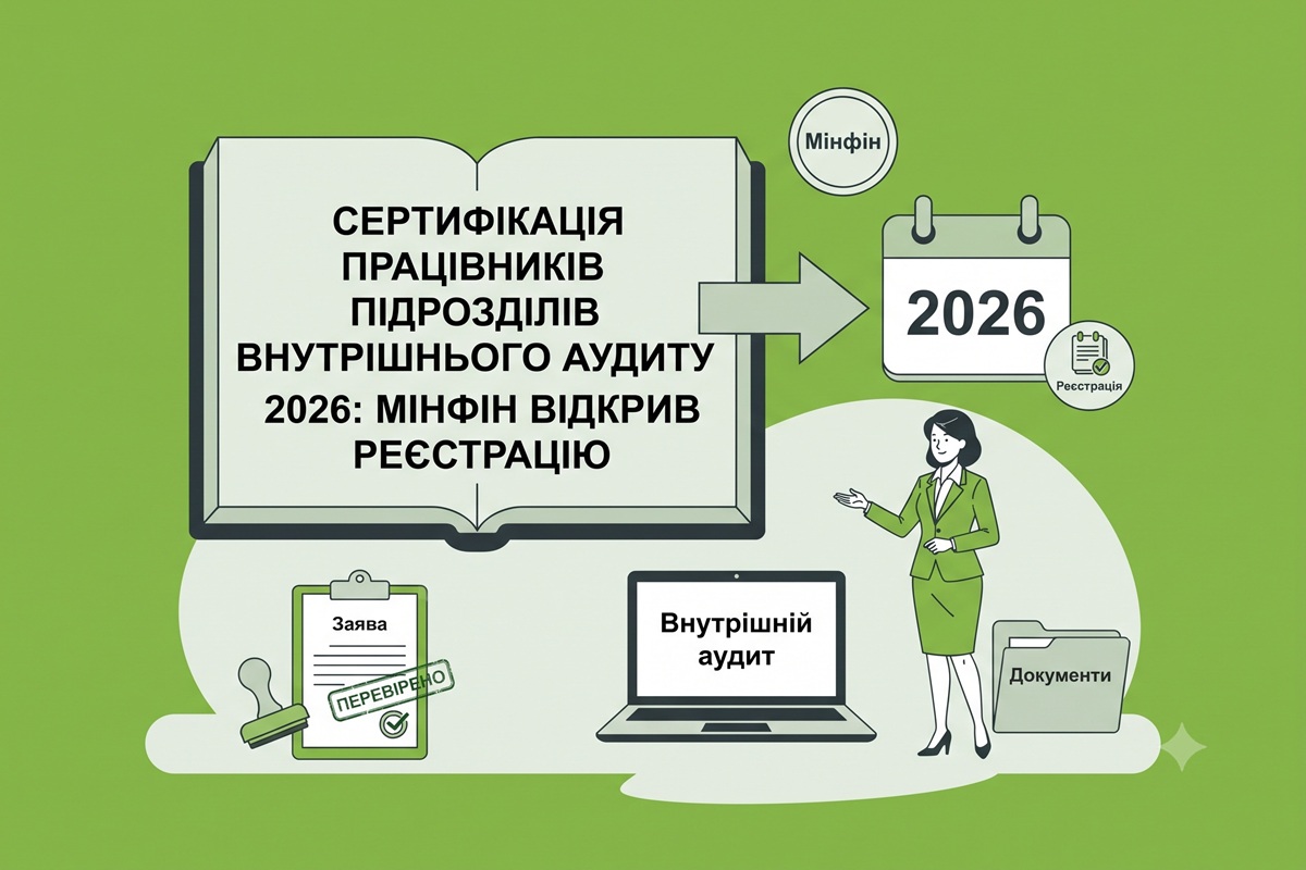 Сертифікація працівників підрозділів внутрішнього аудиту-2026: Мінфін відкрив реєстрацію